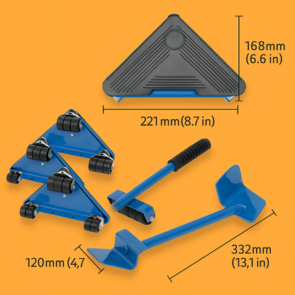 5pcs Furniture Slider Lifter Mover Tool Kit-NEW