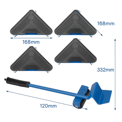 5pcs Furniture Slider Lifter Mover Tool Kit-NEW