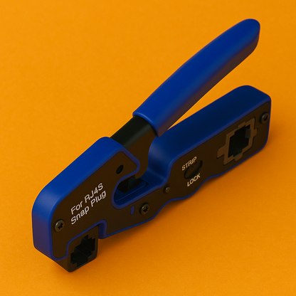 Crimping Tool Network Crimper RJ45 EZ Pass Through for Cat6a 8P8C Cat7 Connector – SN2360