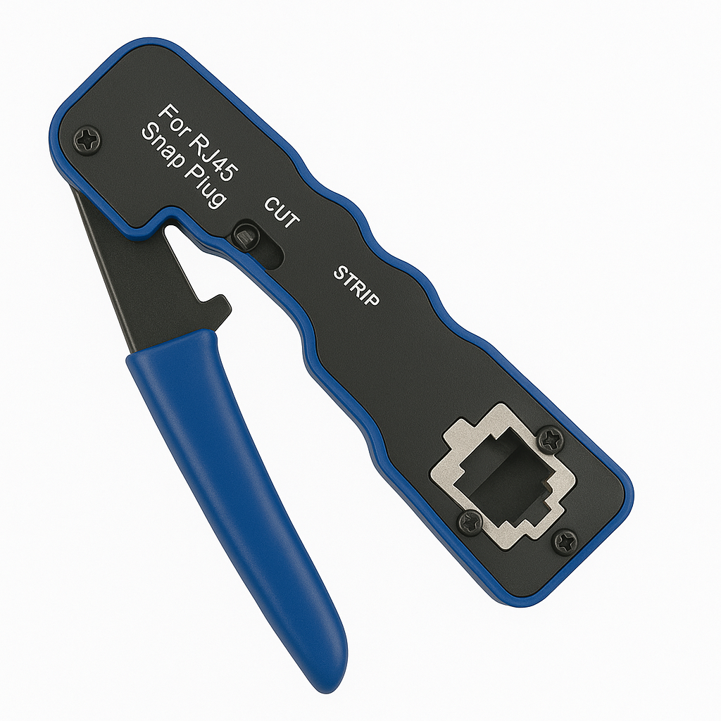 Crimping Tool Network Crimper RJ45 EZ Pass Through for Cat6a 8P8C Cat7 Connector – SN2360