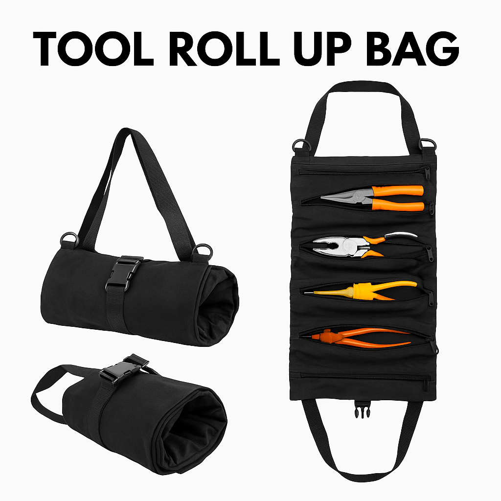 Tool Roll Organizer Bag-NEW