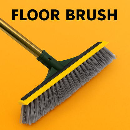 2-in-1 Floor Brush & Bathroom Wiper-NEW