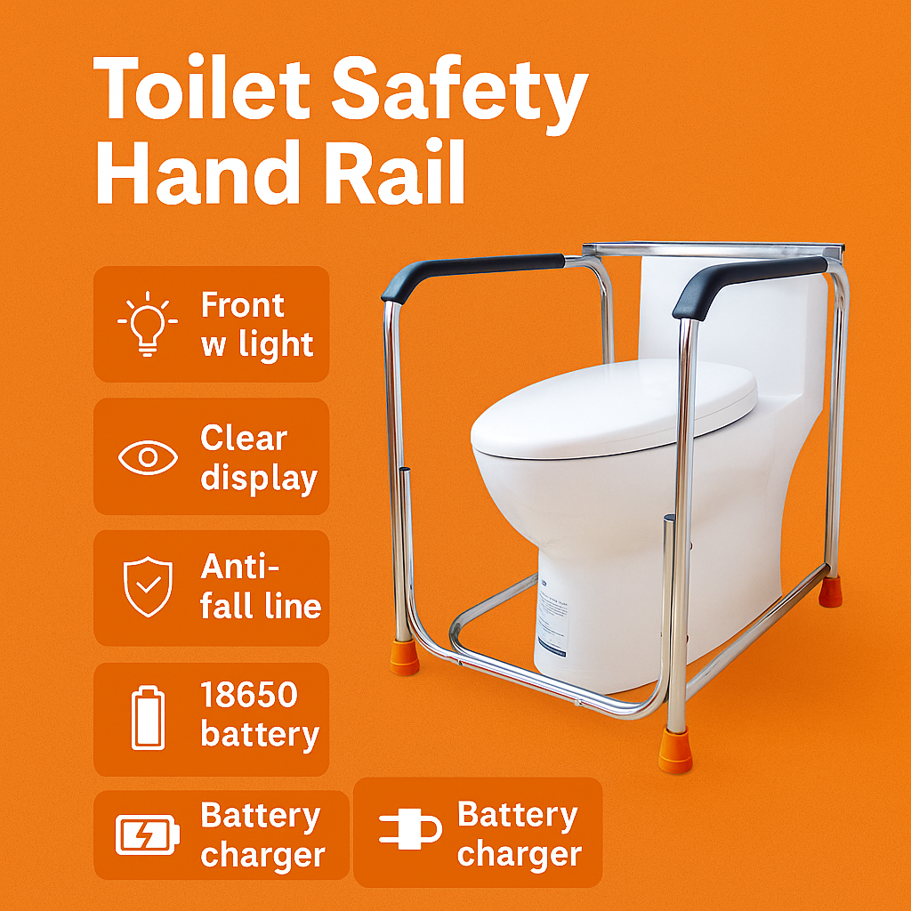 Toilet Safety Support Bar Hand Rail-NEW