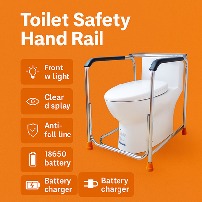 Toilet Safety Support Bar Hand Rail-NEW