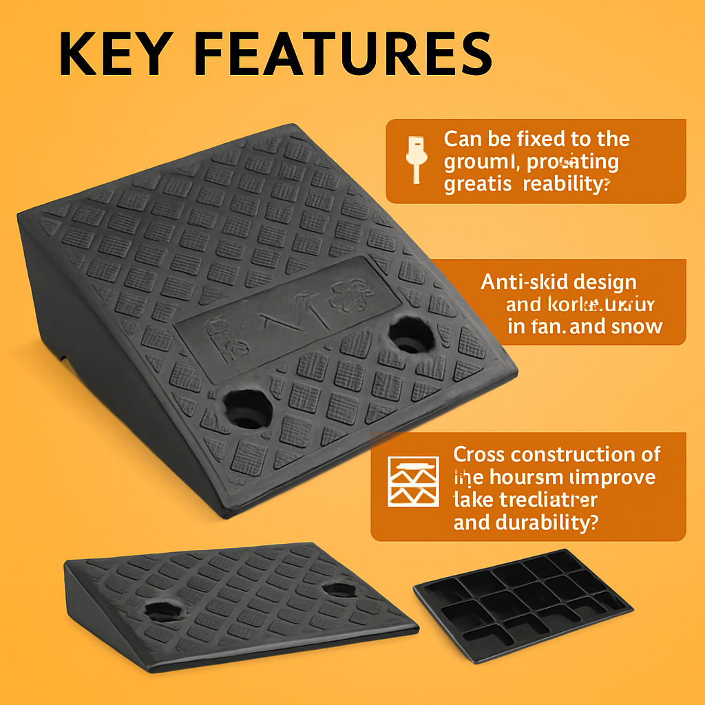 Heavy Duty Kerb Curb Threshold Ramp-NEW