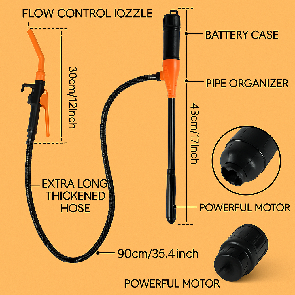 Battery Powered Fuel Transfer Pump-NEW