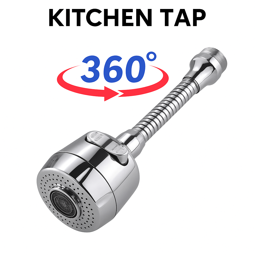 360° Kitchen Faucet Extender Aerator Nozzle-NEW