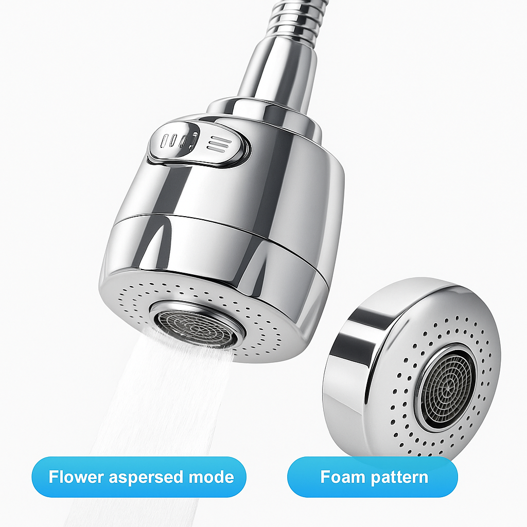360° Kitchen Faucet Extender Aerator Nozzle-NEW