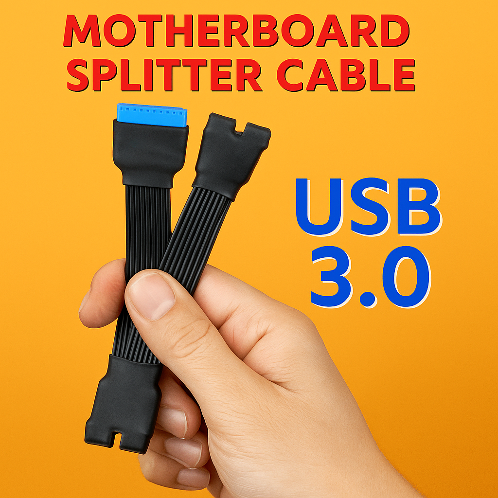 USB 3.0 19Pin/20Pin Motherboard Splitter Cable-NEW