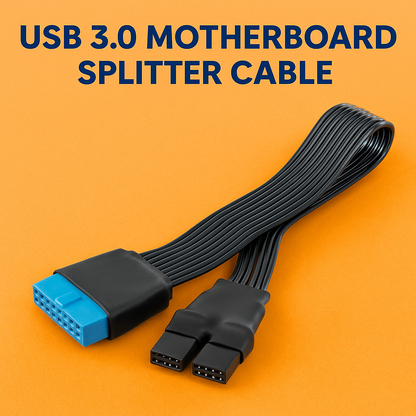USB 3.0 19Pin/20Pin Motherboard Splitter Cable-NEW