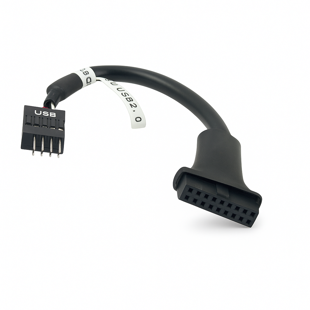 USB 3.0 20-Pin Female to USB 2.0 9-Pin Male Header Adapter-NEW