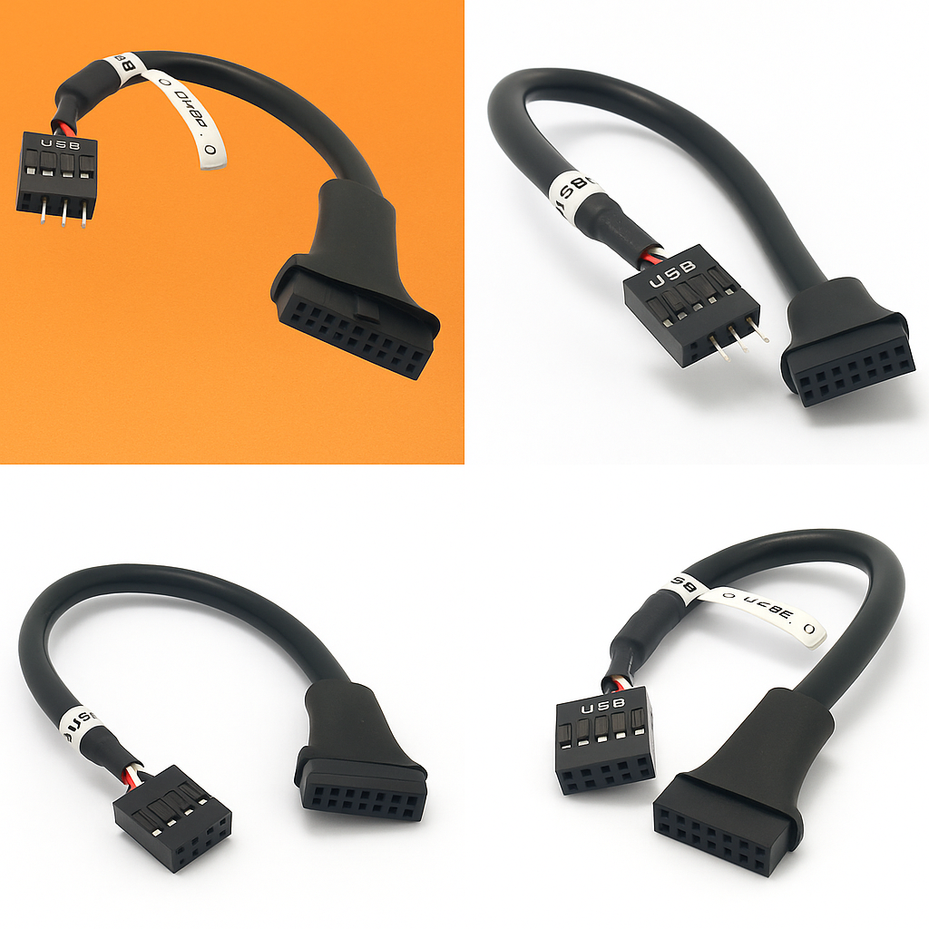 USB 3.0 20-Pin Female to USB 2.0 9-Pin Male Header Adapter-NEW