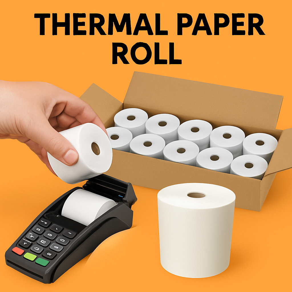 80x80mm Premium Thermal Paper Rolls BPA-Free – Pack of 10 / 20 / 30-NEW