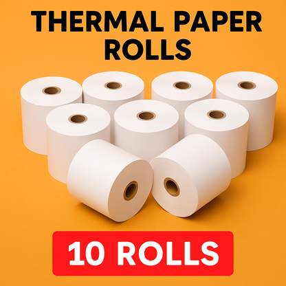 80x80mm Premium Thermal Paper Rolls BPA-Free – Pack of 10 / 20 / 30-NEW
