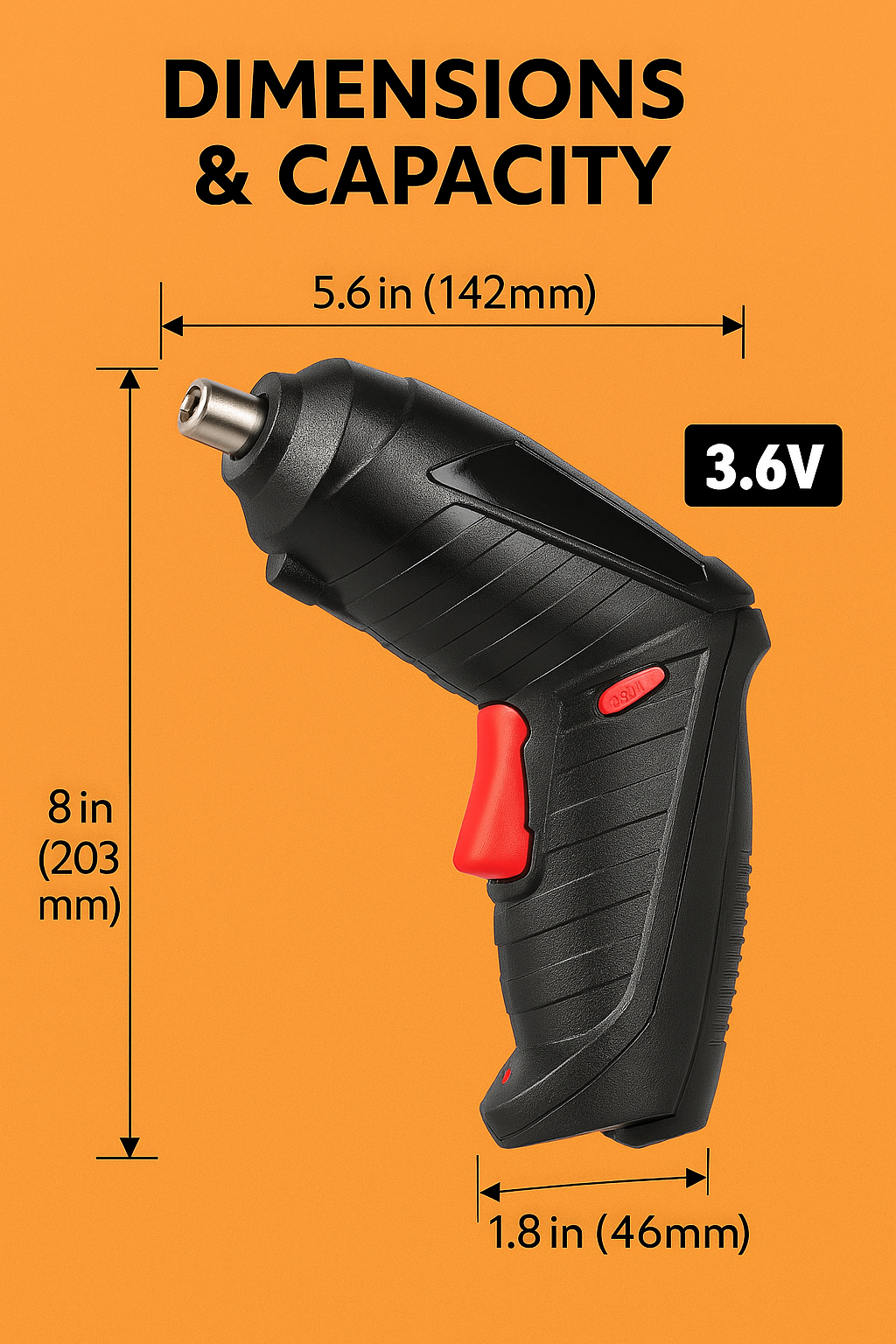Electric Cordless Rechargeable Screwdriver –(15-Piece Set) NEW