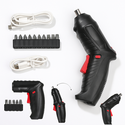 Electric Cordless Rechargeable Screwdriver –(15-Piece Set) NEW