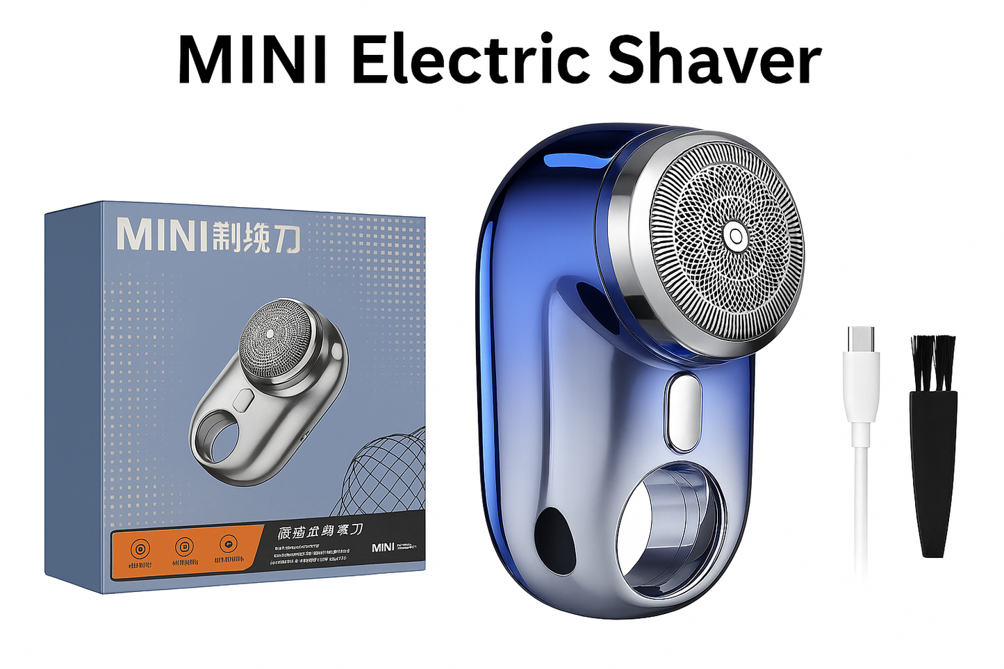 Mini LCD Rechargeable Electric Shaver-NEW