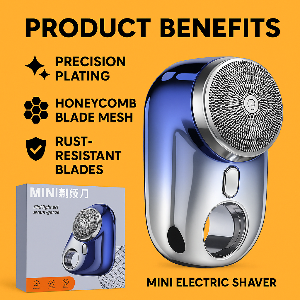 Mini LCD Rechargeable Electric Shaver-NEW
