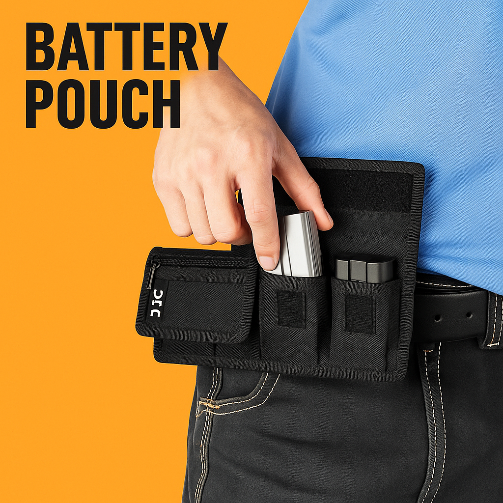 Camera Battery + Card Pouch Holder Case for Canon LP-E6N LP-E10 LP-E12 LP-E17-new