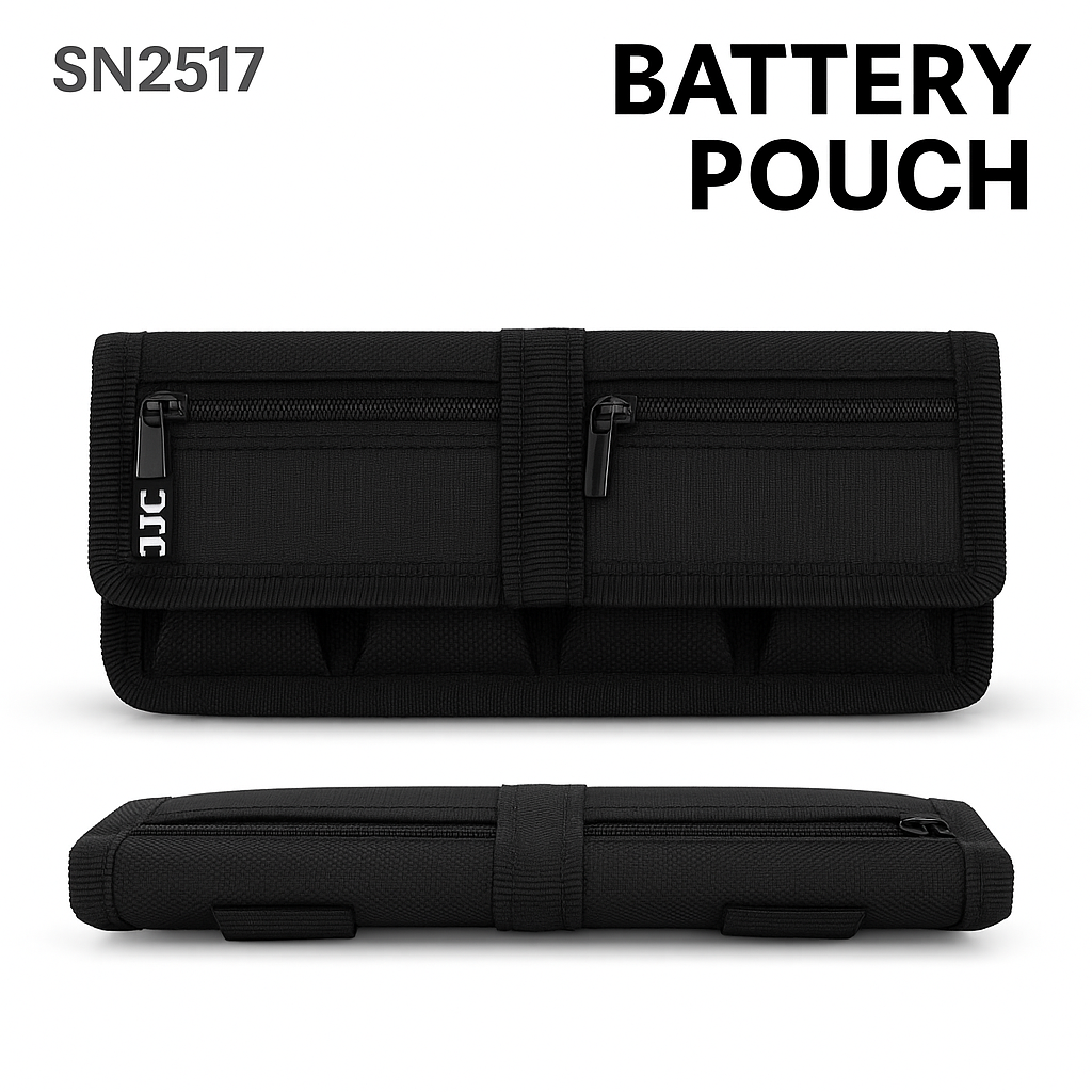 Camera Battery + Card Pouch Holder Case for Canon LP-E6N LP-E10 LP-E12 LP-E17-new