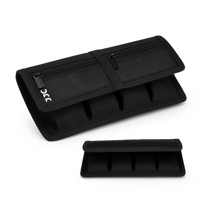 Camera Battery + Card Pouch Holder Case for Canon LP-E6N LP-E10 LP-E12 LP-E17-new