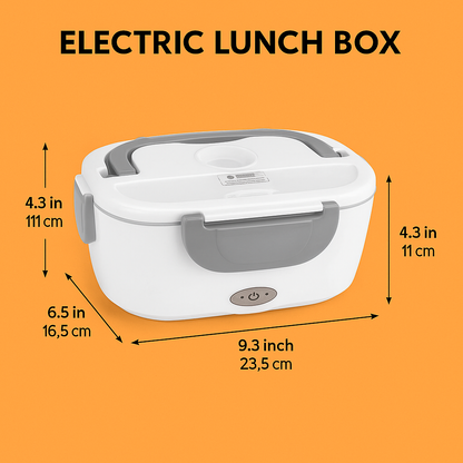 12V/24V Portable Electric Heated Car Lunch Box – Food Warmer with Stainless Steel Container-New
