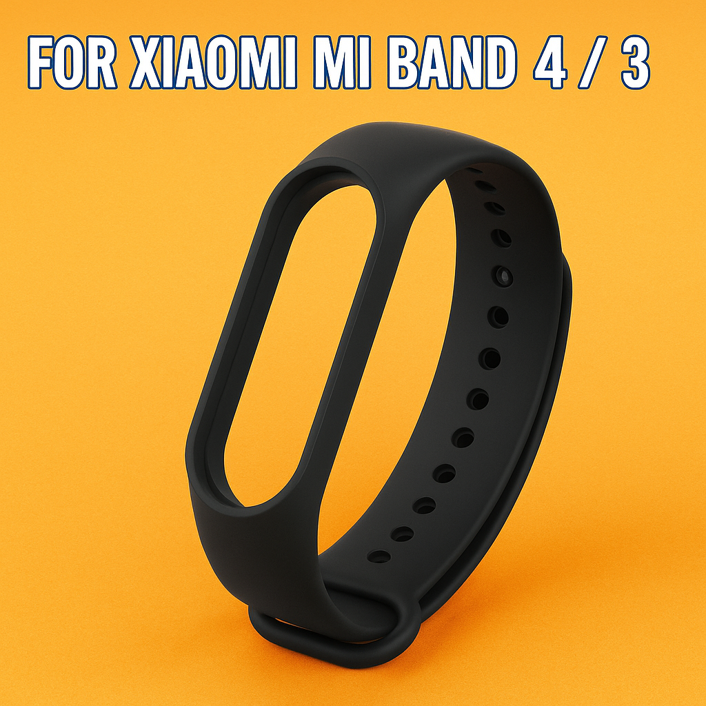 Silicone Wrist Strap Replacement for Xiaomi Mi Band 3 / 4 – -new