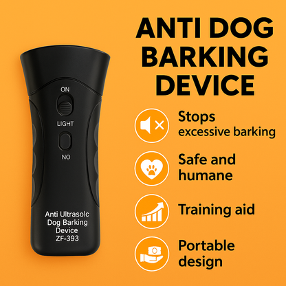 Anti Bark Device – Ultrasonic Dog Barking Control Repeller Trainer-new