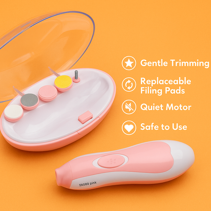 Baby Electric Manicure Set Nail Care Kit New