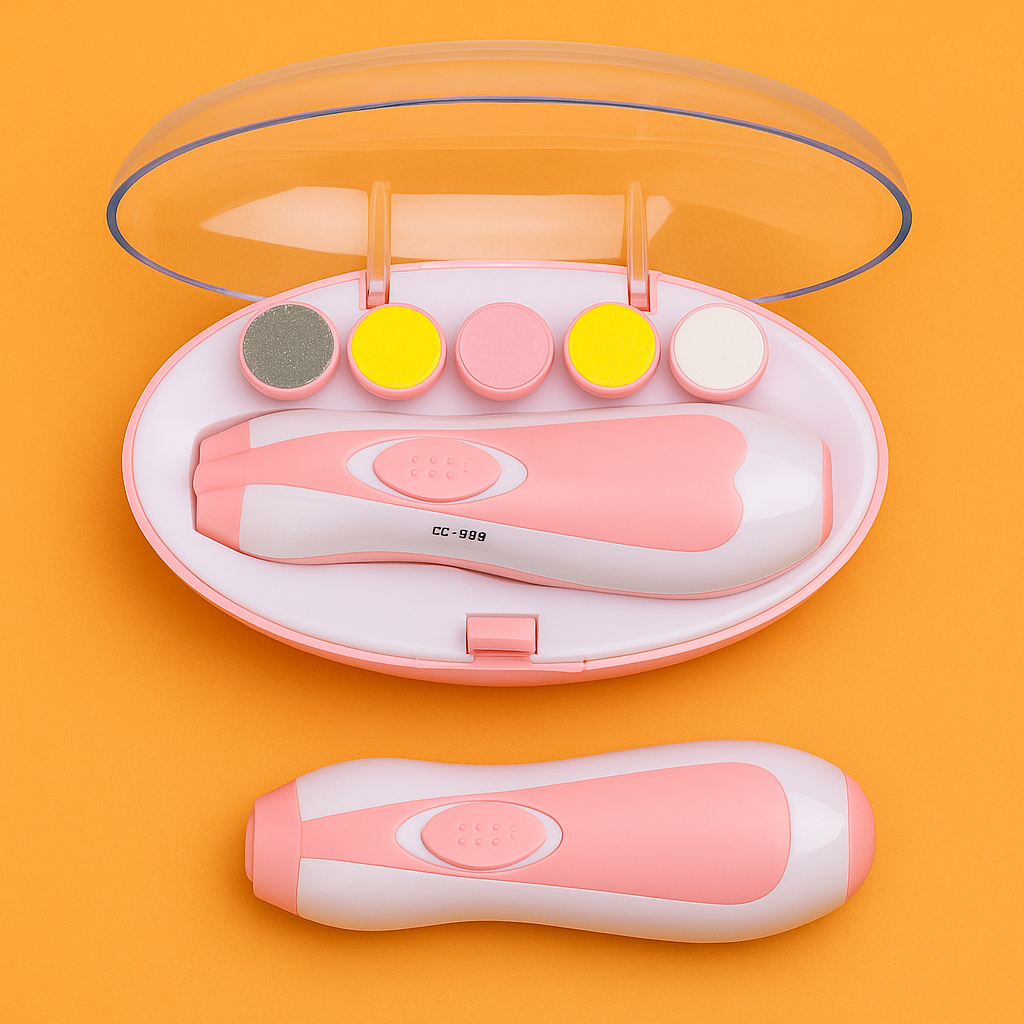 Baby Electric Manicure Set Nail Care Kit New