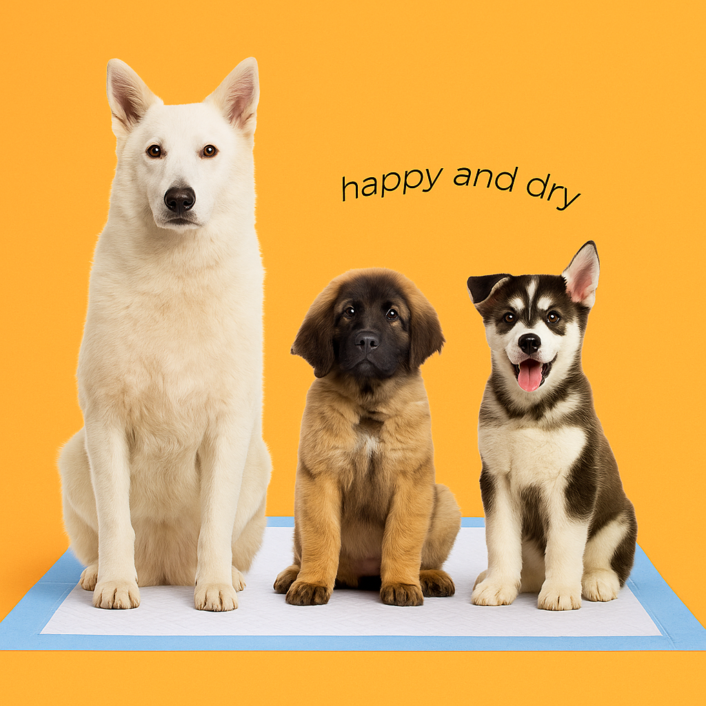 Puppy Training Pads 60x60cm – Super Absorbent Pet Toilet Pads (50/100/200PCS)-New