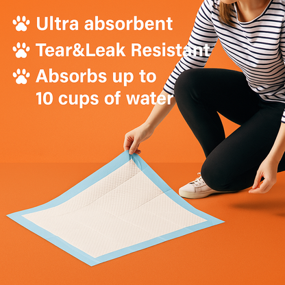 Puppy Training Pads 60x60cm – Super Absorbent Pet Toilet Pads (50/100/200PCS)-New