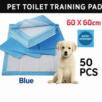 Puppy Training Pads 60x60cm – Super Absorbent Pet Toilet Pads (50/100/200PCS)-New