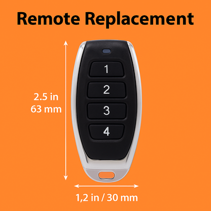 B&D Tri-Tran Garage Door Remote Replacement – Compatible with PTX5, TB5, BD4, BD2