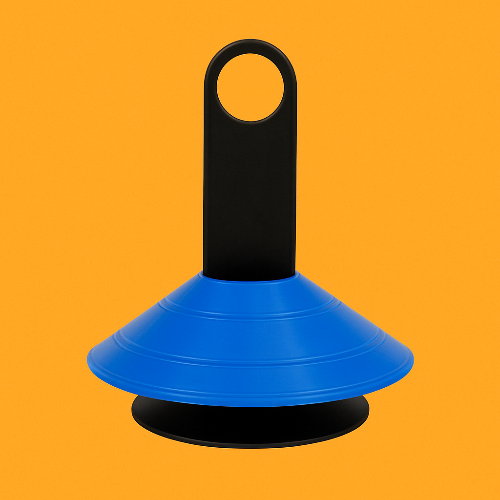 50Pcs Sports Training Marker Cones – Multicolour Agility Discs for Kids & Coaches -NEW