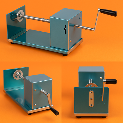 Stainless Steel Potato Twister Spiral Cutter Vegetable Tornado Slicer Machine-NEW