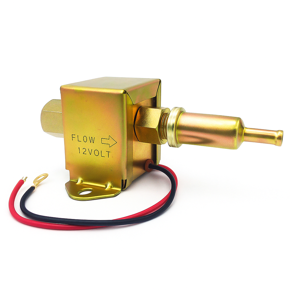 12V Universal Electric Fuel Pump Solid State 4–6PSI 130 LPH Petrol-NEW