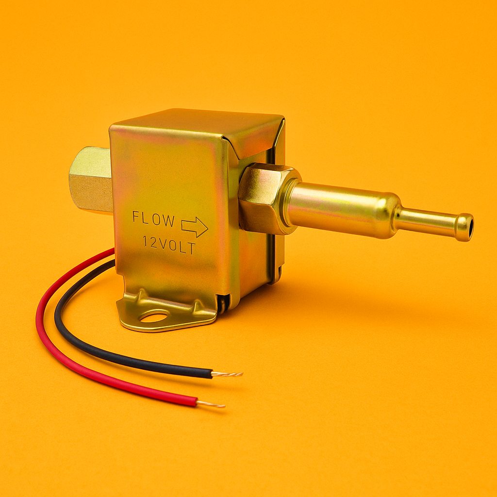 12V Universal Electric Fuel Pump Solid State 4–6PSI 130 LPH Petrol-NEW