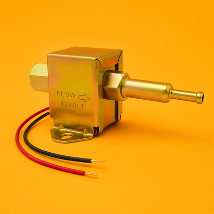 12V Universal Electric Fuel Pump Solid State 4–6PSI 130 LPH Petrol-NEW