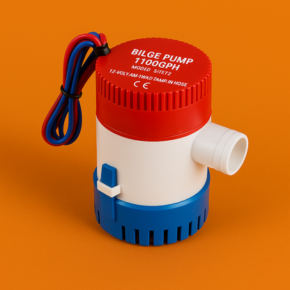 1100GPH Submersible Bilge Water Pump 12V for Boat RV Marine Bait Tank-NEW