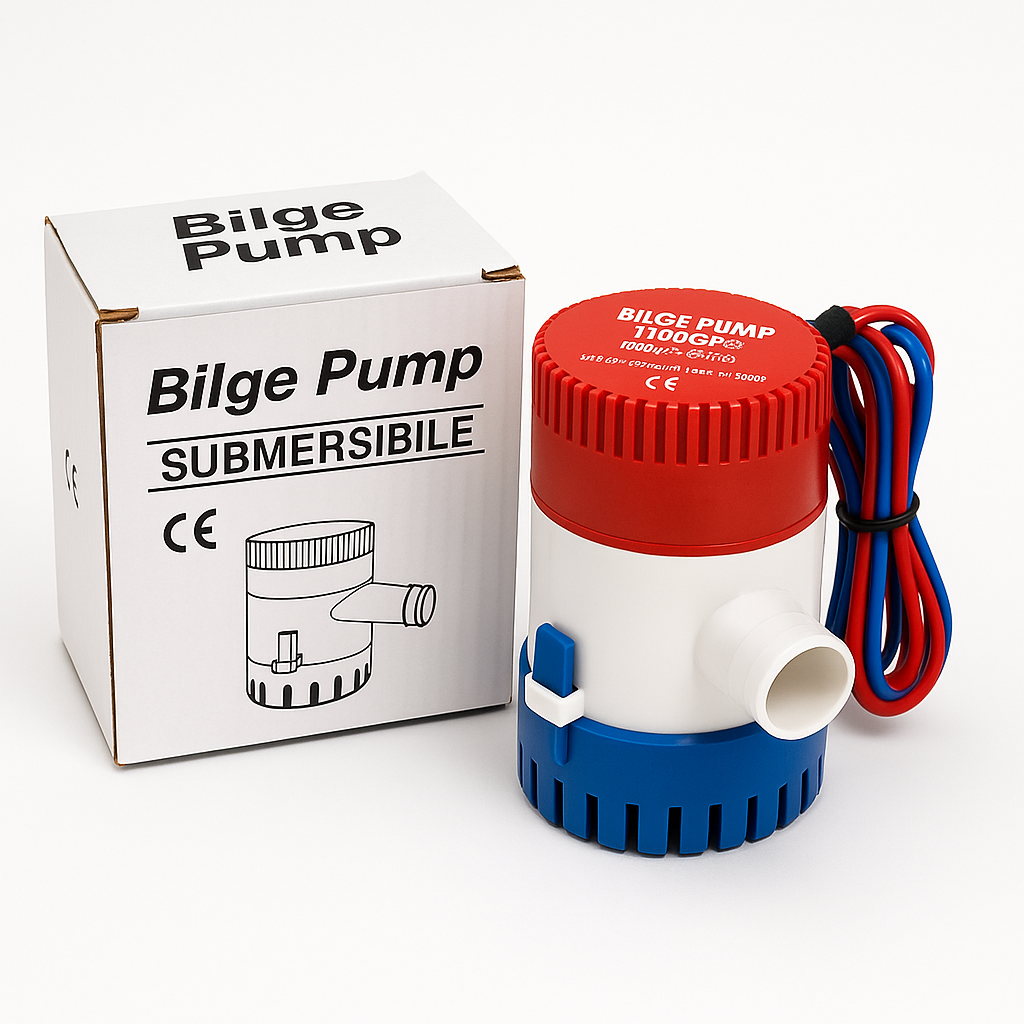 1100GPH Submersible Bilge Water Pump 12V for Boat RV Marine Bait Tank-NEW