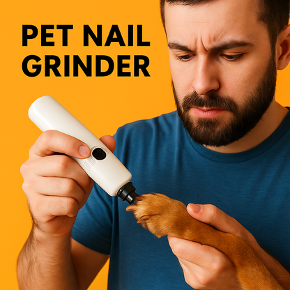 Electric Dog Toe Nail File Grinder Clippers Pet Cat Claw Grooming Trimmer Tools-NEW