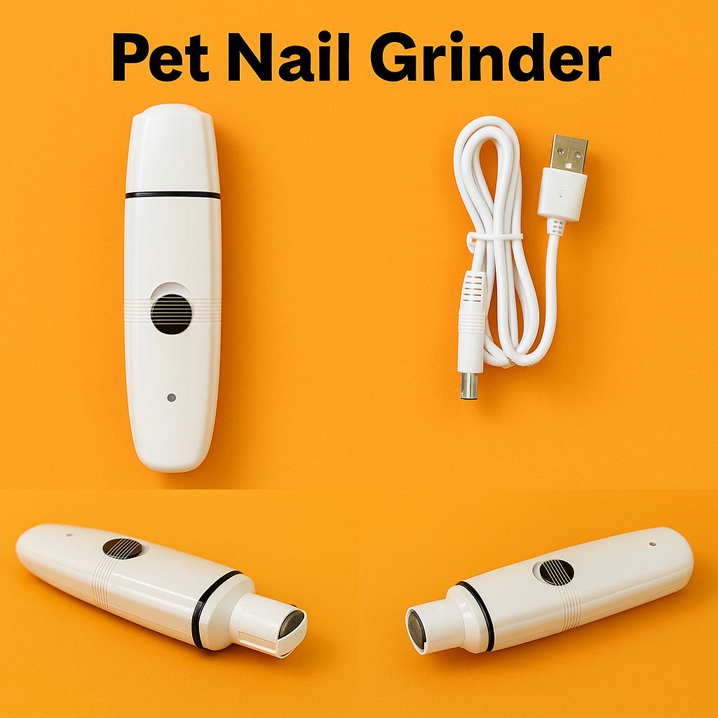 Electric Dog Toe Nail File Grinder Clippers Pet Cat Claw Grooming Trimmer Tools-NEW
