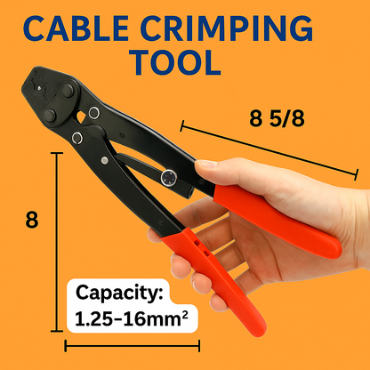 1.25-16mm² Wire Crimper Cable Plier Terminal Anderson Plug Lug Crimping Tool-NEW