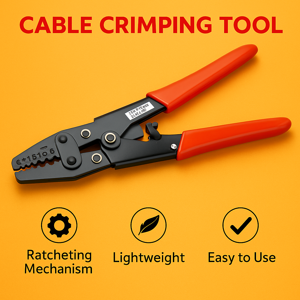 0.5–6.0mm² Wire Crimper Cable Plier Terminal Anderson Plug Lug Crimping Tool-6 mm-NEW