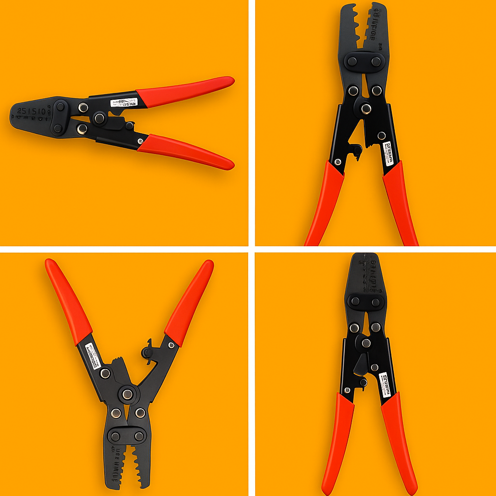 0.5–6.0mm² Wire Crimper Cable Plier Terminal Anderson Plug Lug Crimping Tool-6 mm-NEW