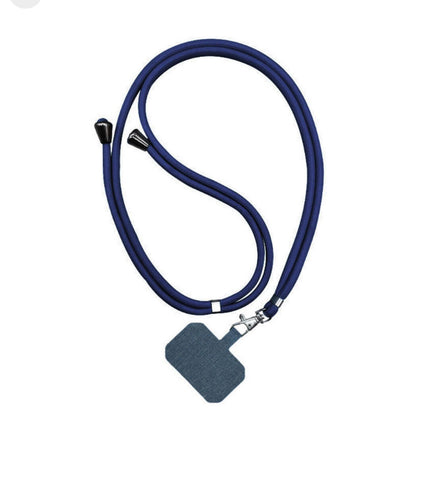 Universal Mobile Phone Lanyard Adjustable Hanging Neck Strap With Patch Fashion