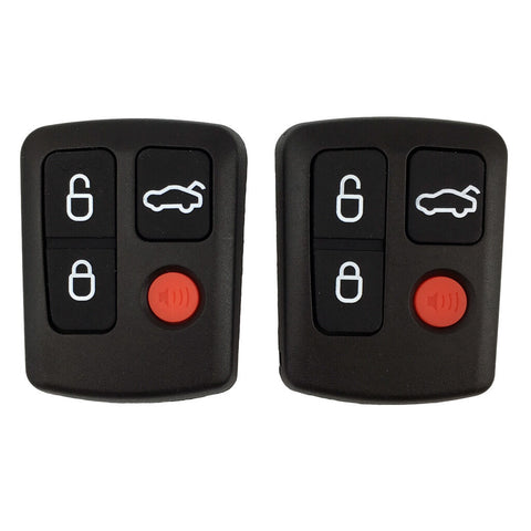 2 x For Ford BA BF Falcon Sedan/Wagon Keyless Car Remote 4 Button Keypad Locking
