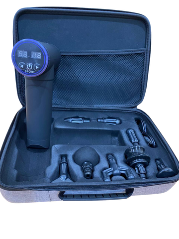 8 Heads Massage Gun Percussion Vibration Muscle Relaxing Therapy Deep Tissue