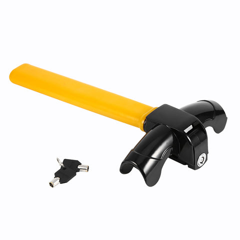 Car Steering Wheel Lock Security Safe Anti-theft Steer Lock Tools W/ 2 Keys